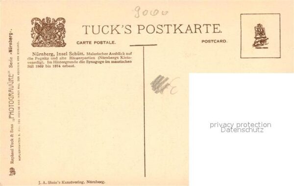 Verlag Tucks N?rnberg Insel Sch?tt Charles E. Flower – Bild 2