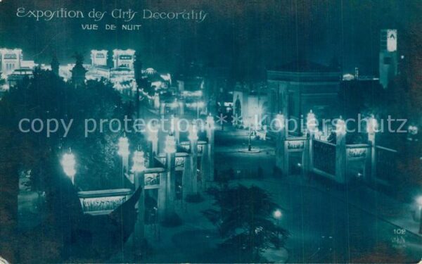 Exposition Arts Decoratifs Paris 1925