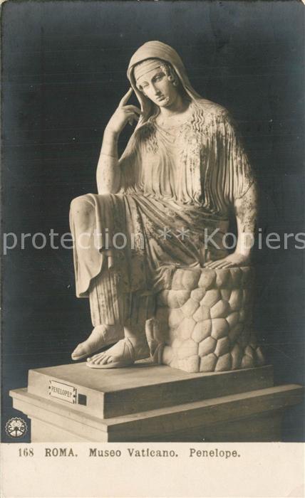 Skulpturen Penelope Roma Museo Vaticano