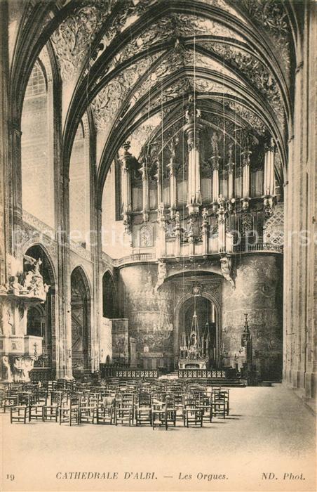 Kirchenorgel Cathedrale d_Albi