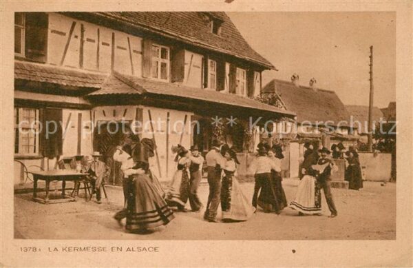 Tanz Taenzer Kermesse Alsace