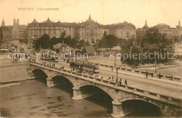 Strassenbahn M?nchen Ludwigsbr?cke