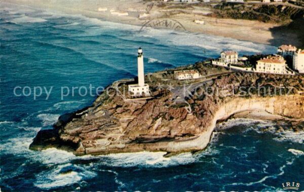 Leuchtturm Lighthouse Biarritz Phare Plage de la Chambre d_Am