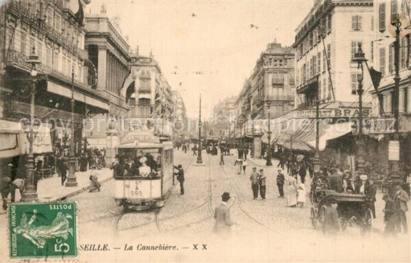 Strassenbahn Marseille La Cannebiere