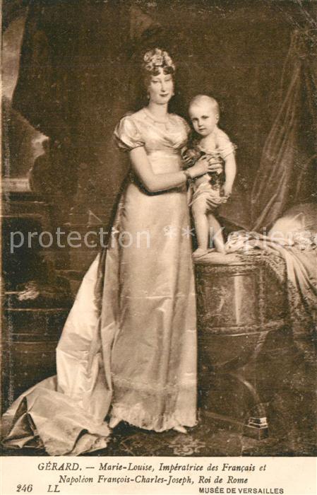 Napoleon Bonaparte Marie-Louise et Napoleon Francois-Charl