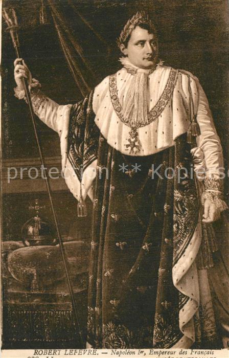 Napoleon Bonaparte K?nstlerkarte Robert Lefevre