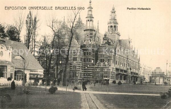 Exposition Universelle Bruxelles 1910 Pavillon Hollandais