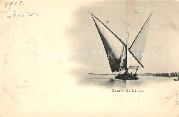 Segelboote Barque du Leman