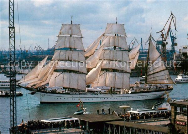 Segelschiffe Gorch Fock Hamburg Hafen