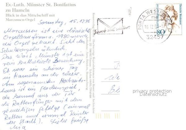 Kirchenorgel M?nster St. Bonifatius Hameln – Bild 2