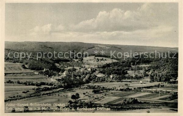 Bad Sobernheim Panorama Erholungsheim mit Nebengebäude