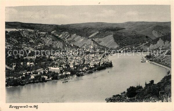 Boppard Rhein Panorama Rheintal