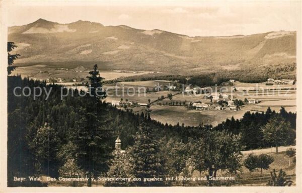 Lohberg Lam mit Ossermassiv und Sommerau