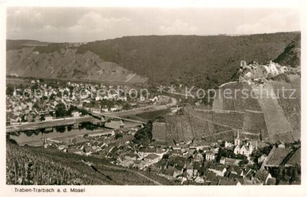 Traben-Trarbach Panorama Moseltal Weinberge