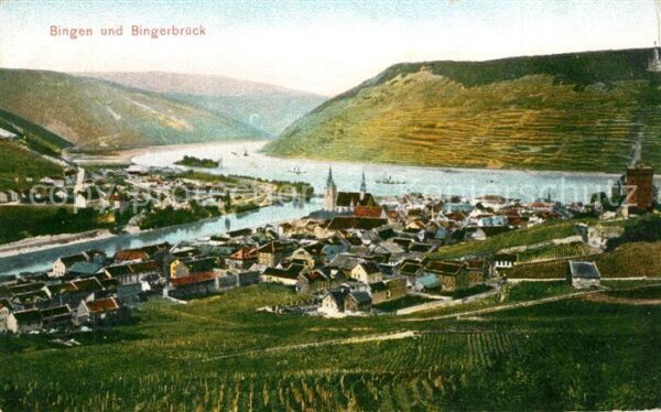 Bingen Rhein mit Bingerbrück