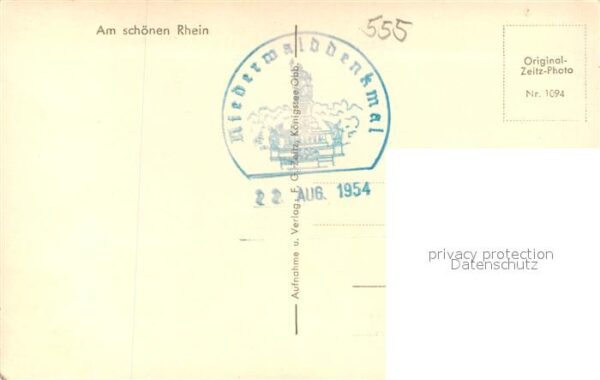Ruedesheim Rhein Blick vom Nationaldenkmal – Bild 2