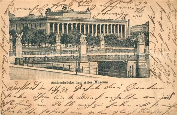 Berlin Schlossbrücke und Altes Museum