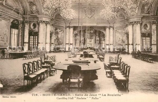 Monte-Carlo Salle de Jeux la Roulette