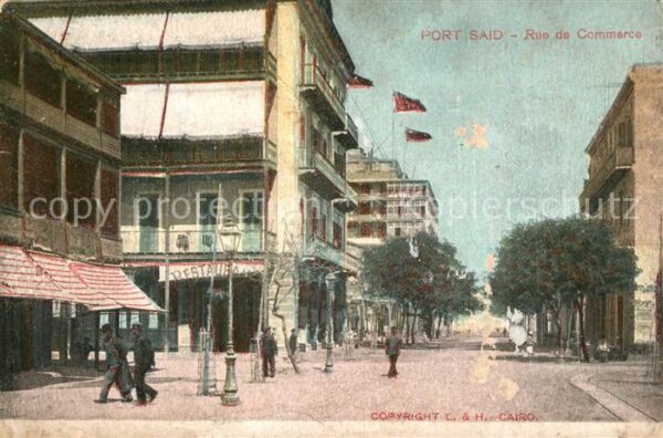 Port Said Rue de Commerce
