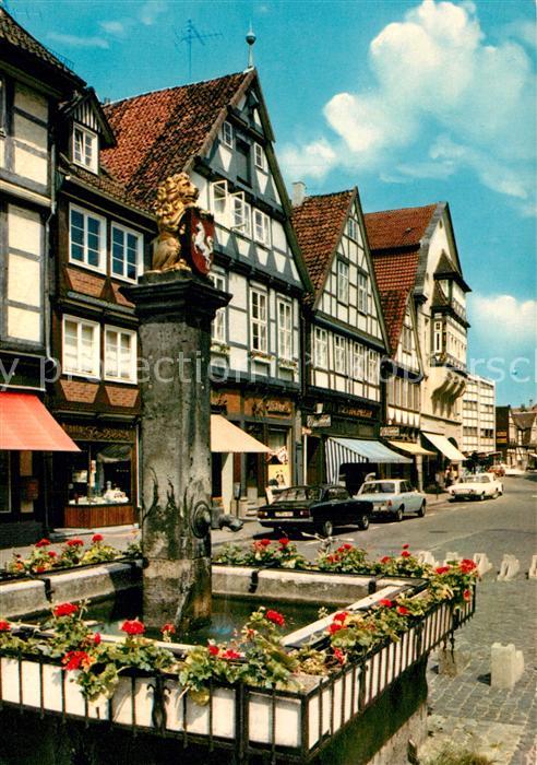 Celle Niedersachsen Löwenbrunnen am Grossen Plan Brunnen Fa