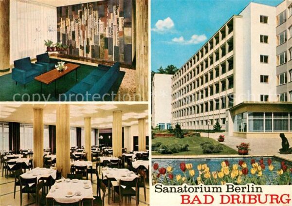 Bad Driburg Sanatorium Berlin Foyer Speisesaal