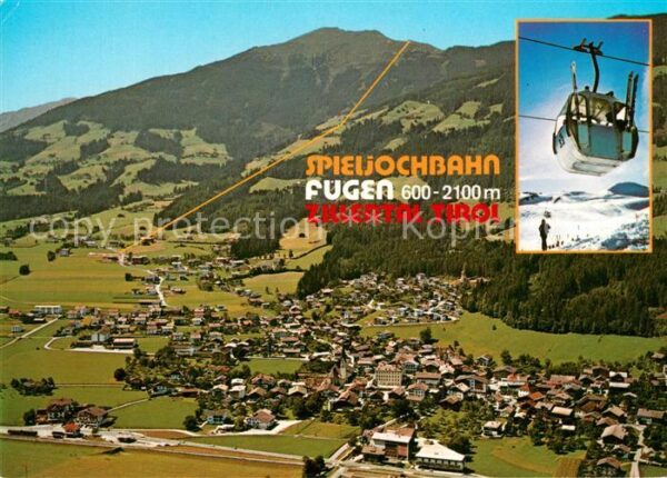 Fuegen Panorama Spieljochbahn Fliegeraufnahme