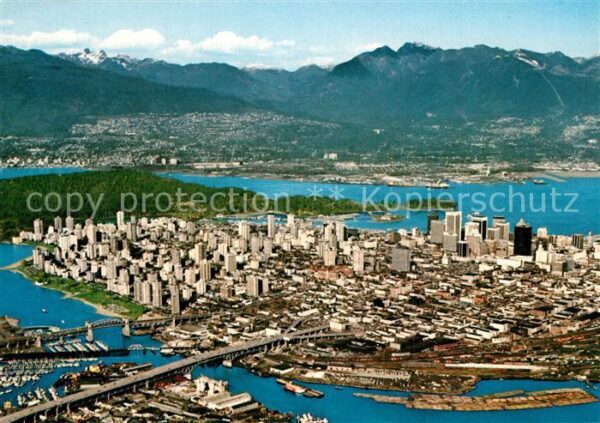 Vancouver British Columbia Fliegeraufnahme