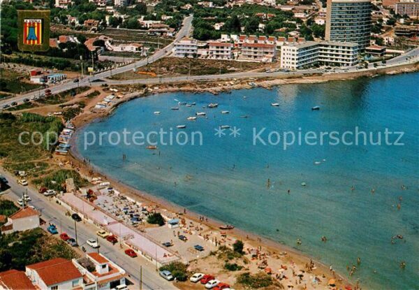 L Escala Playa Rielis Fliegeraufnahme