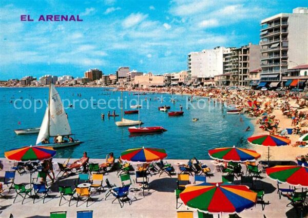 El Arenal Mallorca Hotelanlagen Strand
