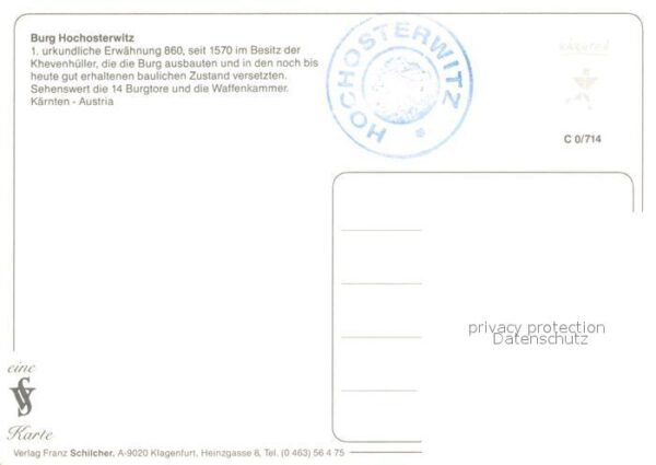 Hochosterwitz Burg Fliegeraufnahme – Bild 2