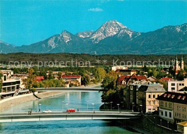 Villach Kaernten Mittagskogel Panorama