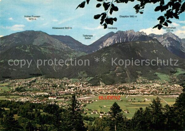 Bludenz Vorarlberg Panorama