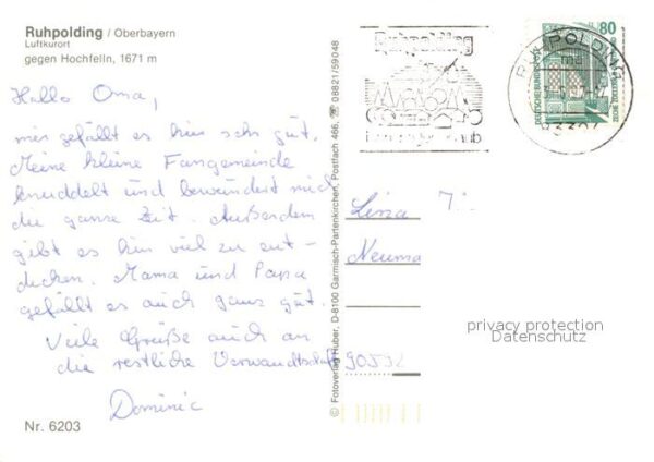 Ruhpolding Panorama Hochfelln – Bild 2