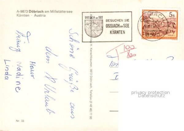 Doebriach Millstaettersee Fliegeraufnahme – Bild 2