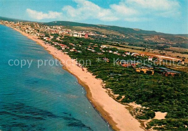 San Vincenzo Toscana Fliegeraufnahme Spiaggia Villaggio Euro