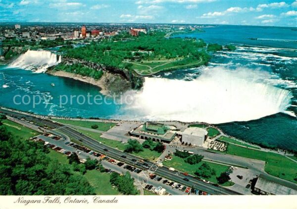 Ontario Canada Fliegeraufnahme Niagara Falls