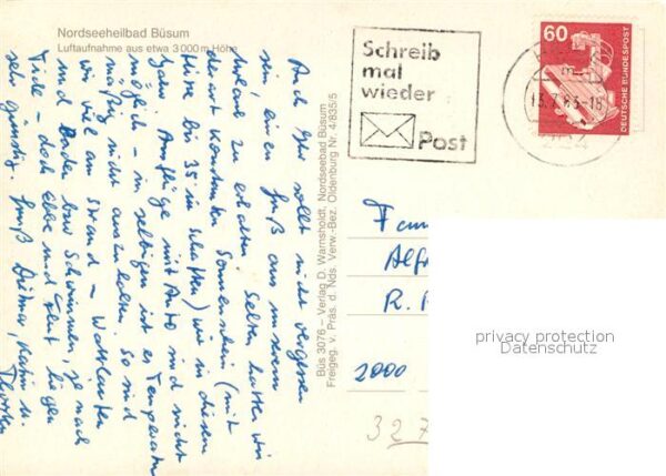Buesum Nordseebad Fliegeraufnahme – Bild 2