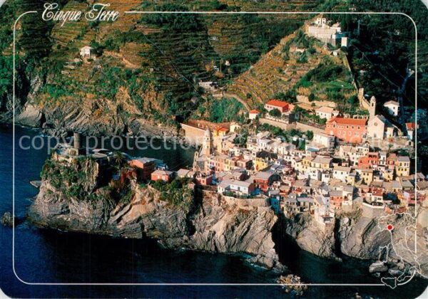Vernazza Fliegeraufnahme