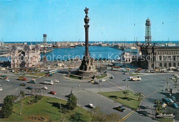 Barcelona Cataluna Monumento a Colón