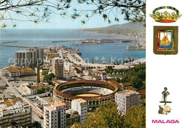 Malaga Andalucia Vista desde Gibralfaro 1a coleccion de