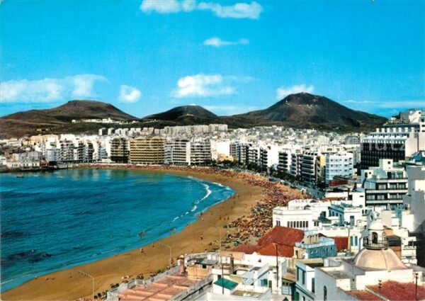 Las Palmas Gran Canaria Vista panorámica de la Playa de Las Can