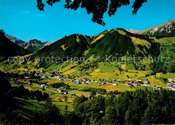 Brand Vorarlberg Panorama mit Niggenkopf Alpen