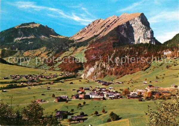 Au Rehmen Panorama mit Kanisfluh Bregenzerwald