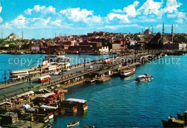 Istanbul Constantinopel Galata Brücke