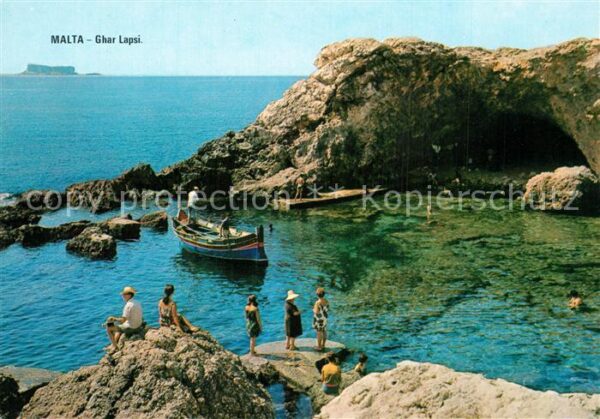 Ghar Lapsi Bucht Küste