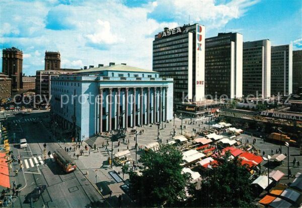 Stockholm Hötorget och Konserthuset Concert Hall