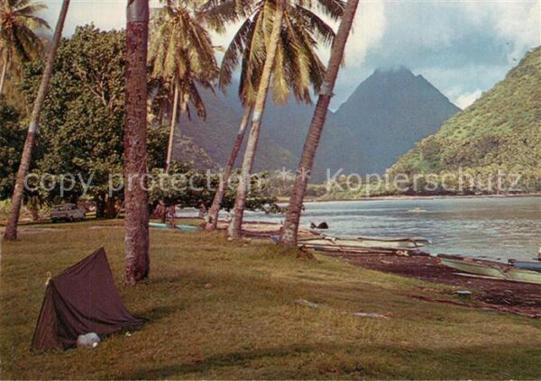 Tahiti Polynesien Tahiti Malej Partie am Wasser