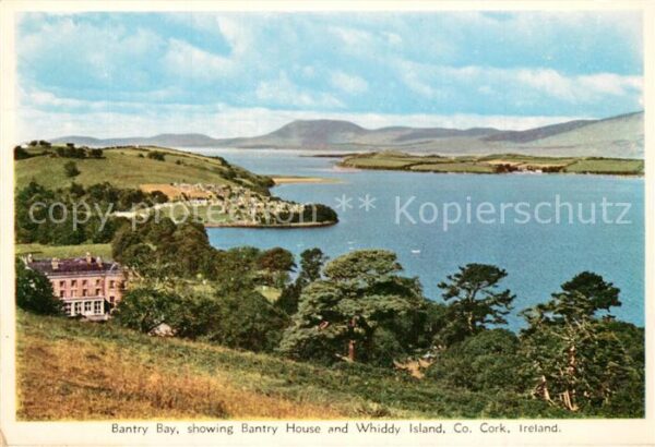 Whiddy Island Bantry Bay showing Bantry House