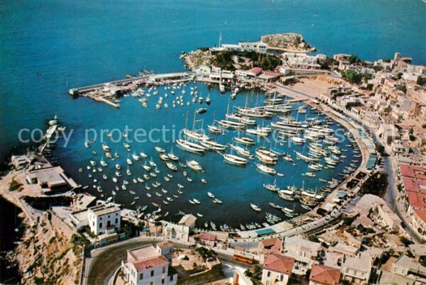 Kastella Tourkolimano harbour from the air