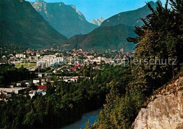 Bad Reichenhall Gesamtansicht mit Reiteralpe Loferer St